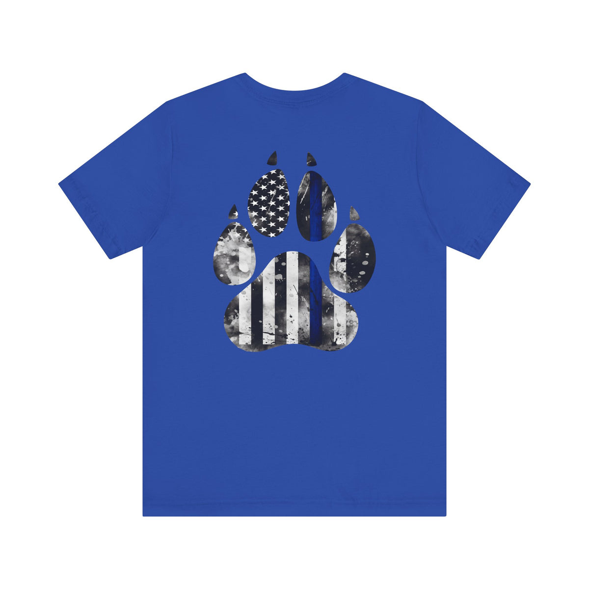 K9 Blue Line Paw Print Tee