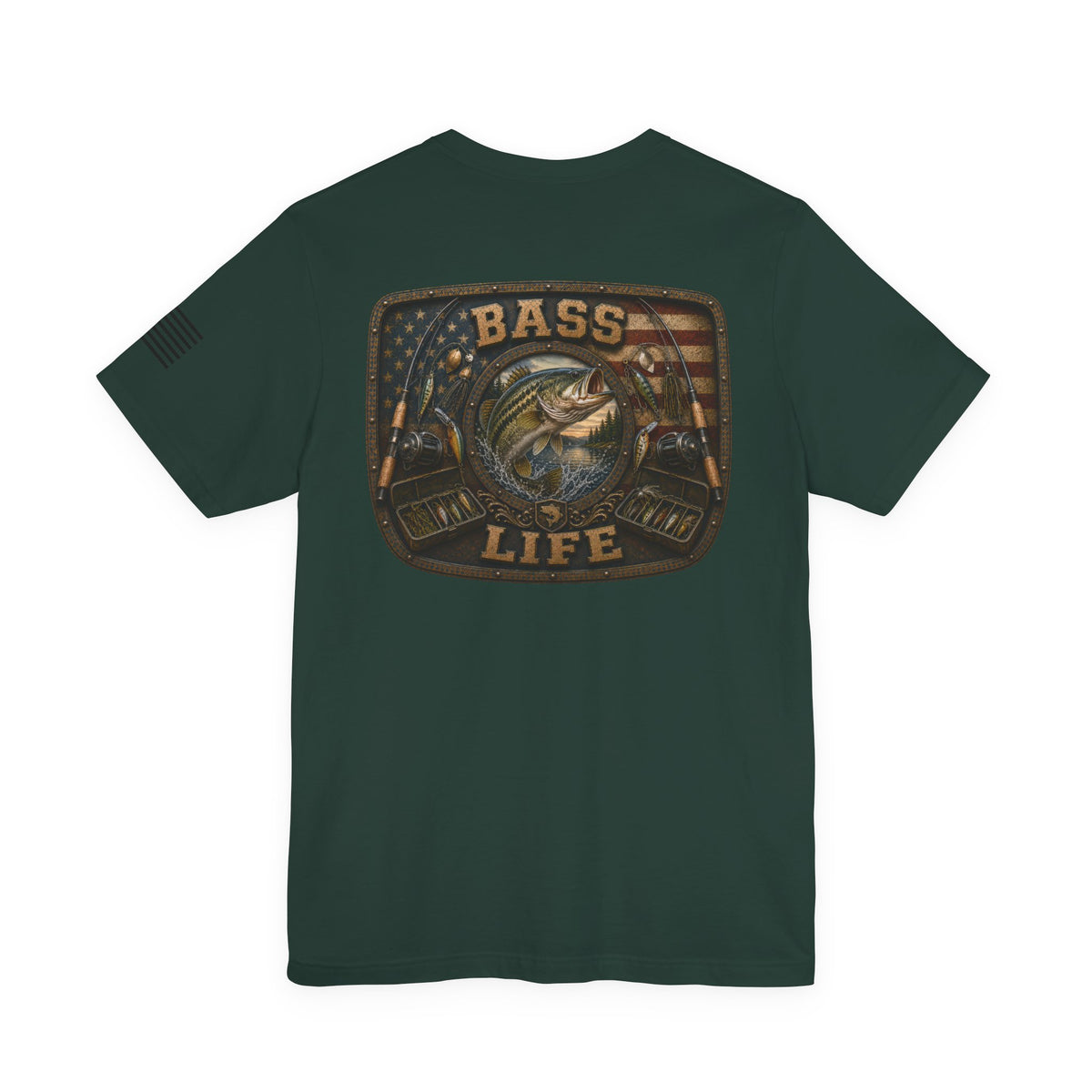 Bass Life Largemouth Bass Fishing T-Shirt – WRAEVN OUTDOORS Angler Tee