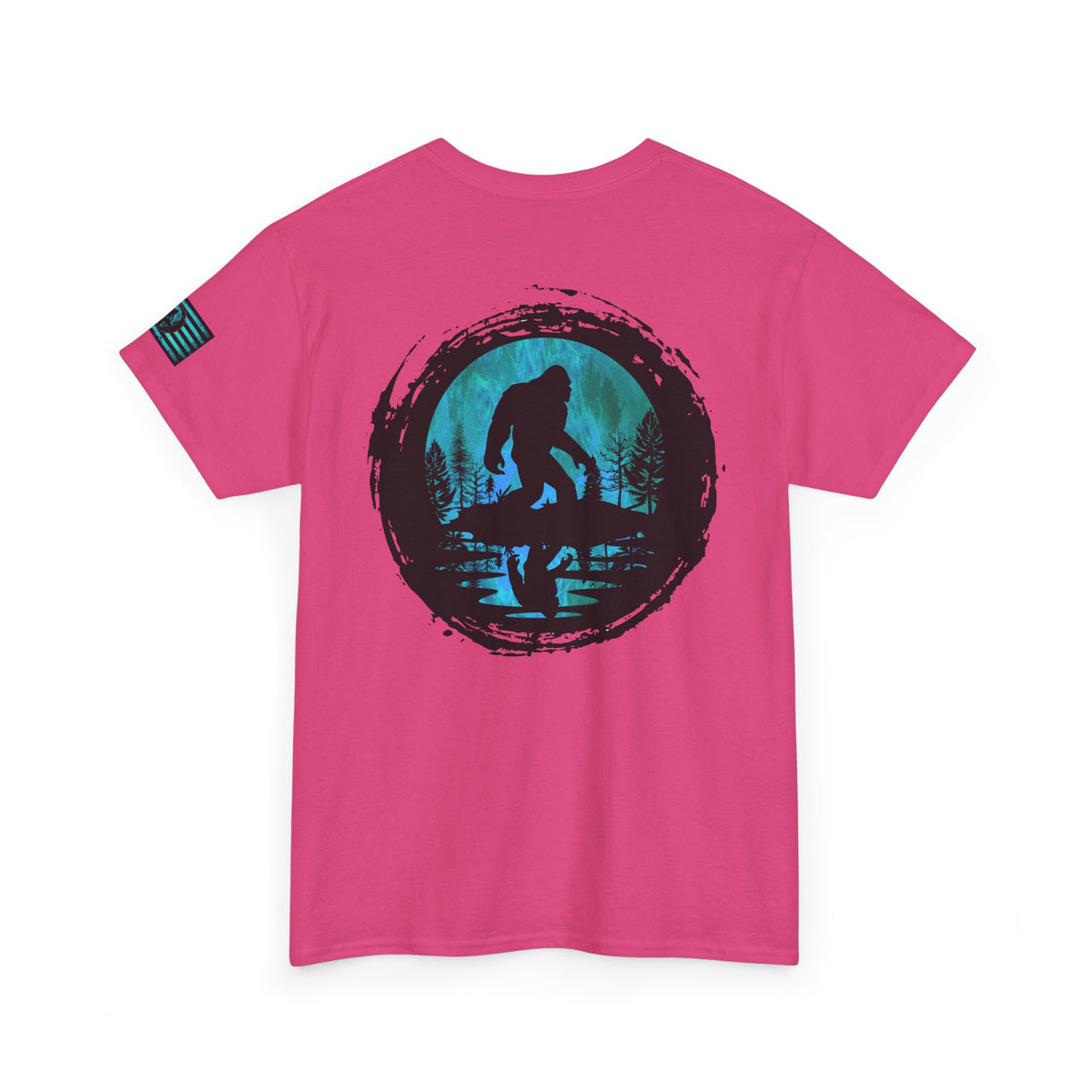 Bigfoot Adventure Unisex Heavy Cotton Tee – Perfect for Outdoorsy Souls, Nature Lovers, Hiking, Camping, Gifts