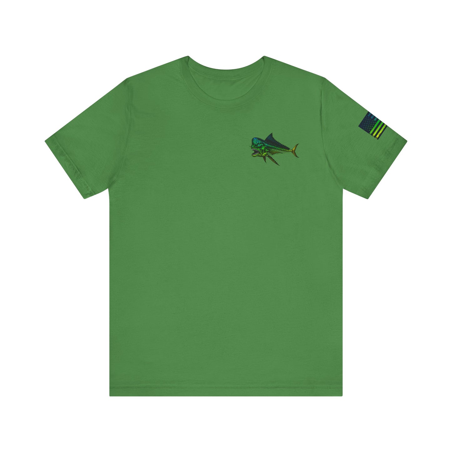 Mahi Mahi Skin Grunge American Flag Tee, Patriotic USA Shirt, Vintage American Flag