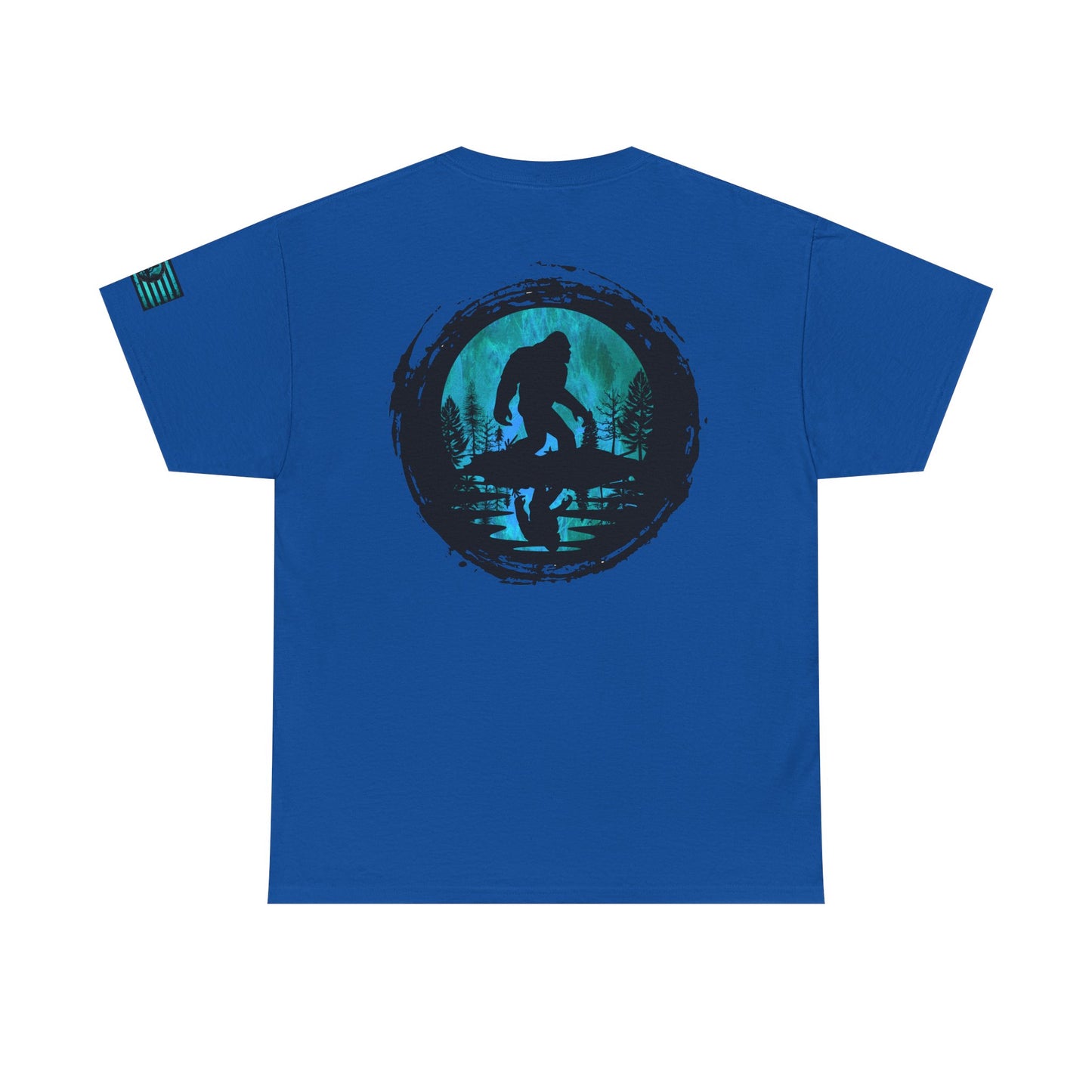 Bigfoot Adventure Unisex Heavy Cotton Tee – Perfect for Outdoorsy Souls, Nature Lovers, Hiking, Camping, Gifts
