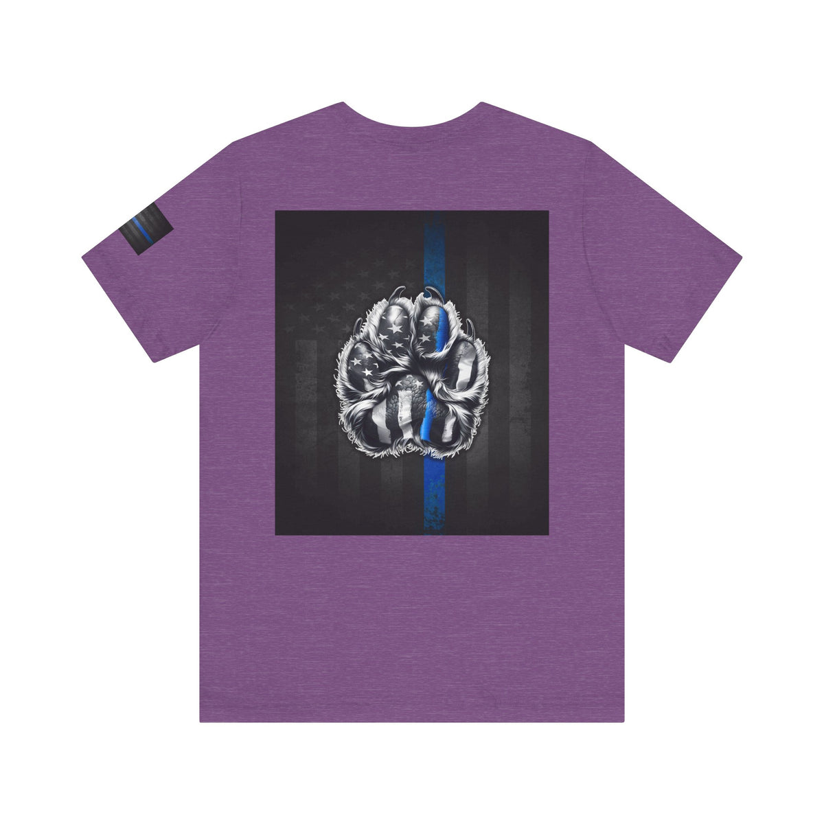 Thin Blue Line K9 Paw Shirt – Thin Blue Line American Patriotic Tee for Law Enforcement Support