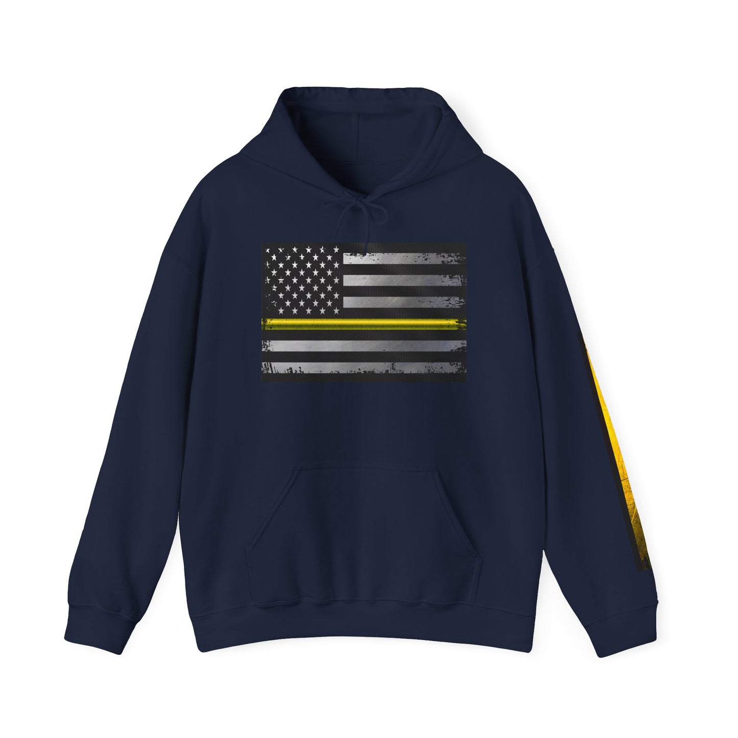 911 Dispatch Thin Yellow Line Hoodie - Dispatcher Support, Police Dispatcher Sweatshirt, Emergency Dispatcher Gift, First