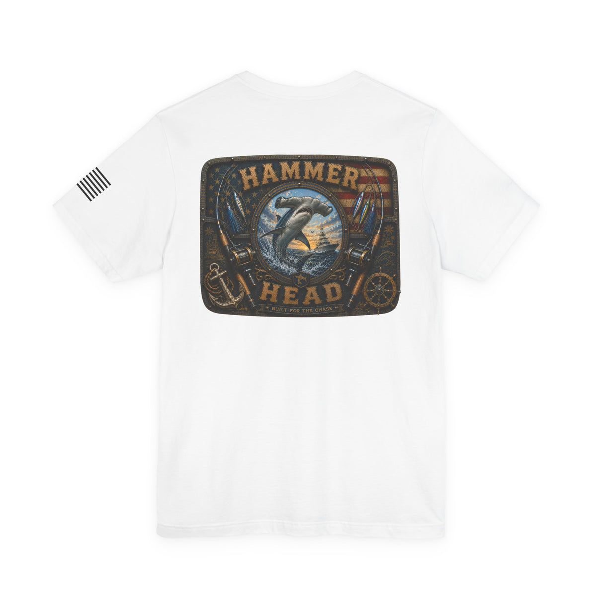 Hammerhead Life Shark Fishing T-Shirt – WRAEVN OUTDOORS Offshore Angler Tee