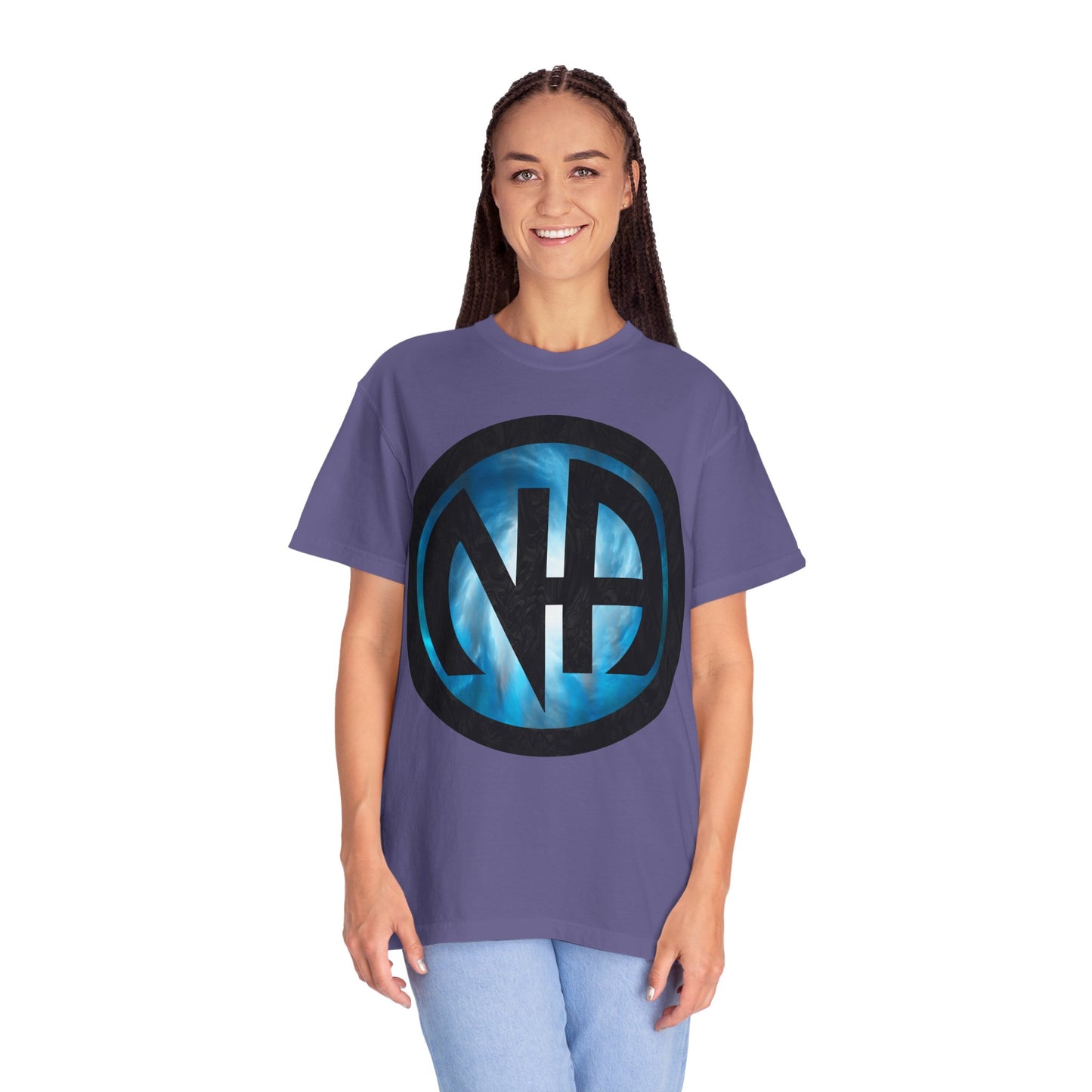 Narcotics Anonymous NA Logo – Cloud & Black Recovery Symbol Art T-Shirt, Recovery T-Shirt