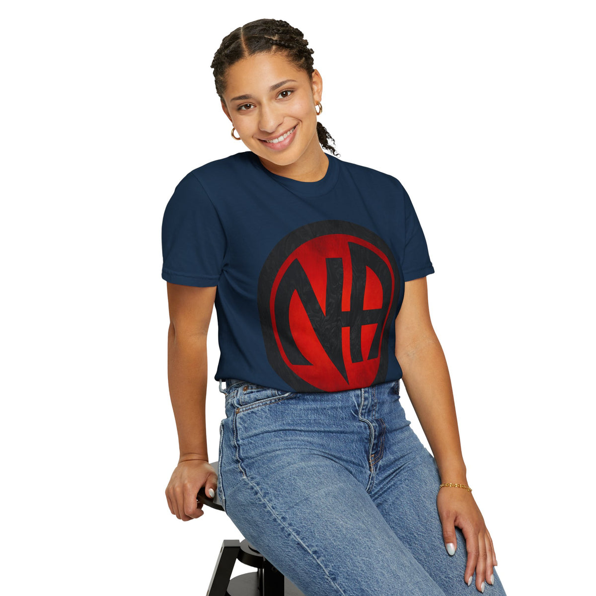 Narcotics Anonymous NA Logo – Red & Black Recovery Symbol Art T-Shirt, Recovery T-Shirt