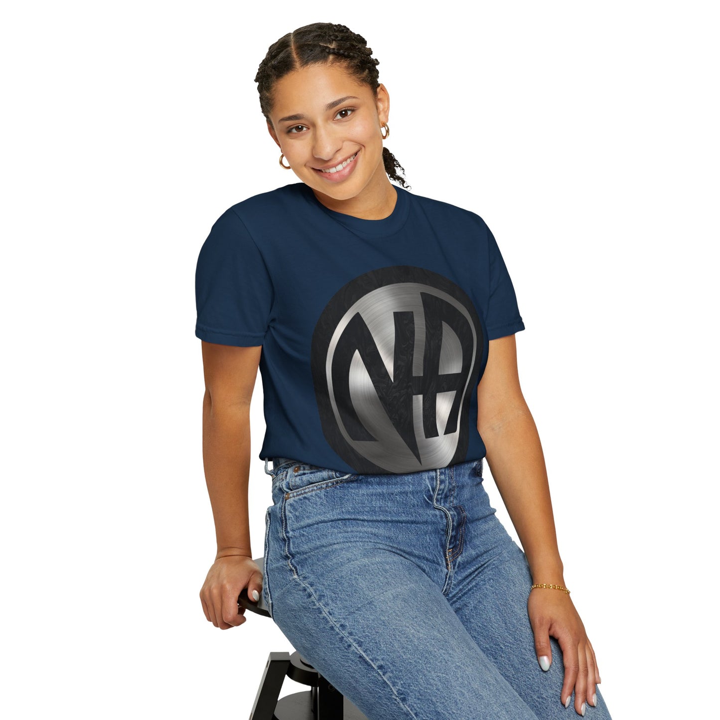 Narcotics Anonymous NA Logo – Metal & Black Recovery Symbol Art T-Shirt, Recovery T-Shirt