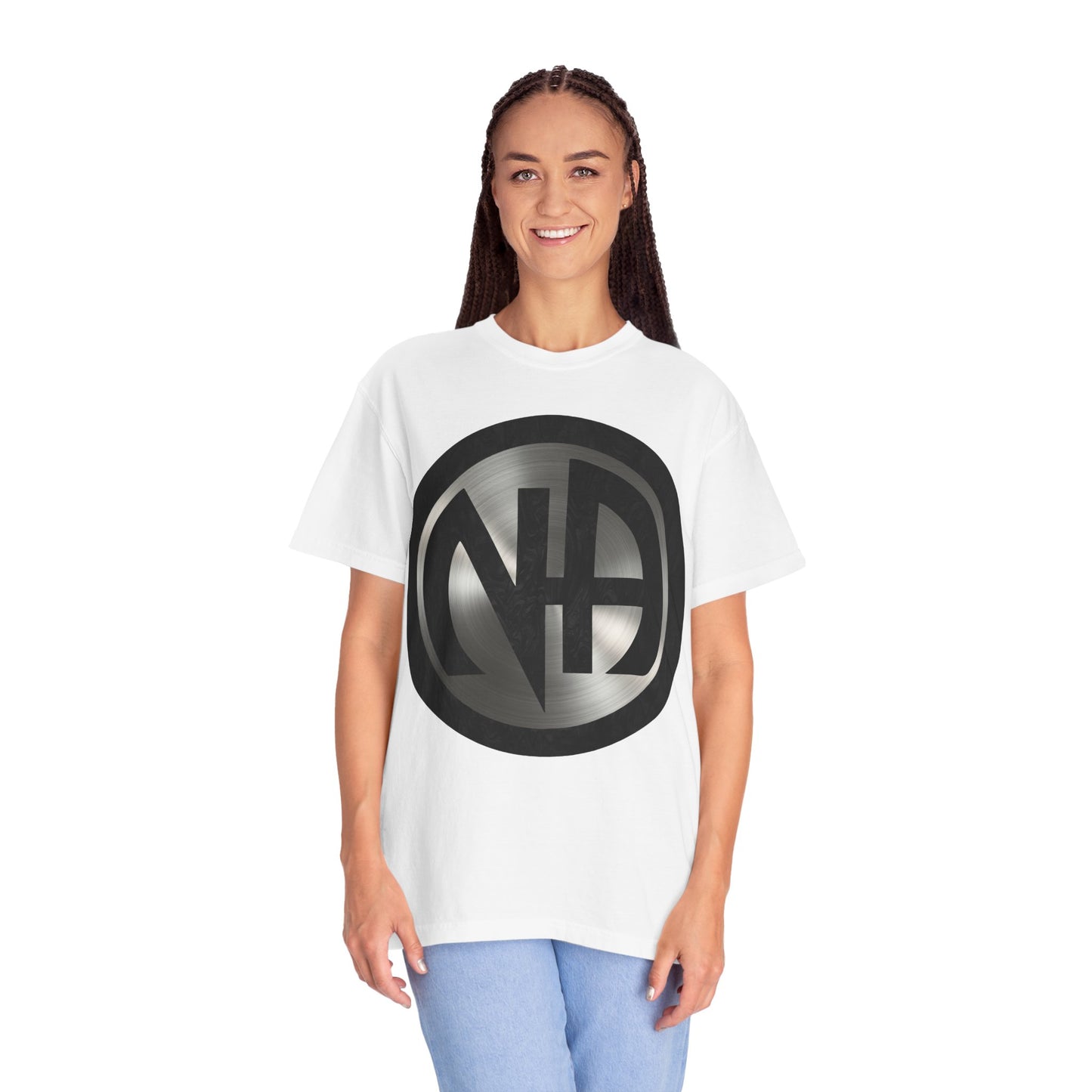 Narcotics Anonymous NA Logo – Metal & Black Recovery Symbol Art T-Shirt, Recovery T-Shirt