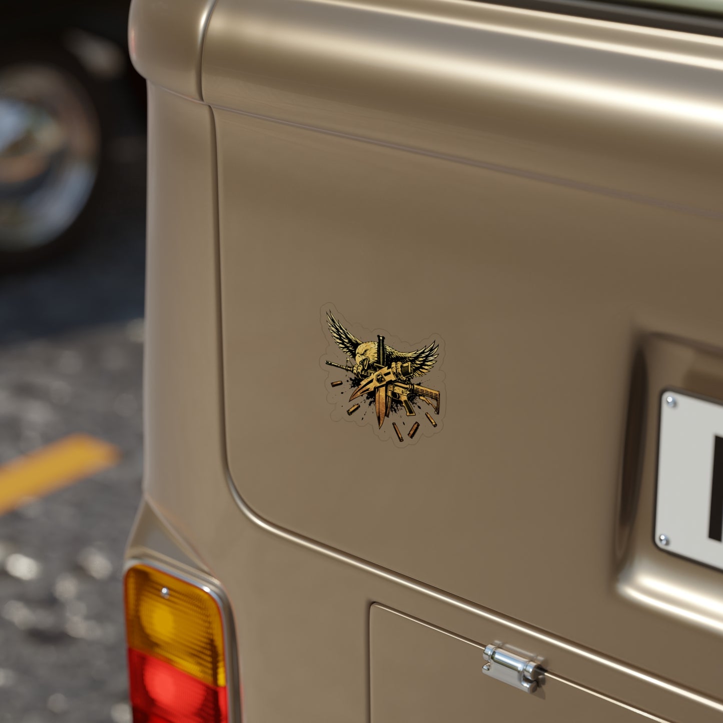Golden SWAT Operator Tactical Freedom Sticker — Die-Cut Outdoor Vinyl