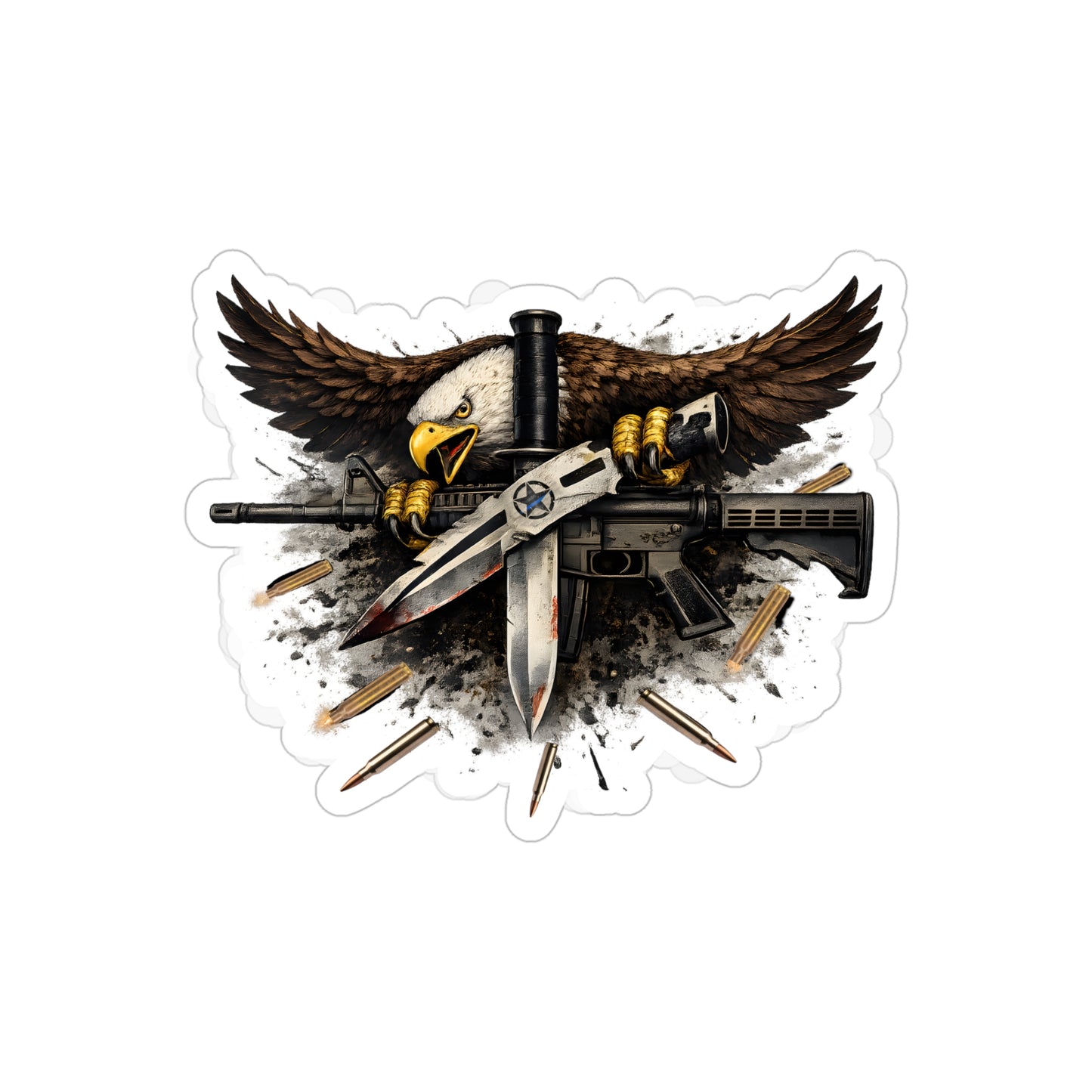 SWAT Operator Tactical Freedom Sticker — Die-Cut Outdoor Vinyl