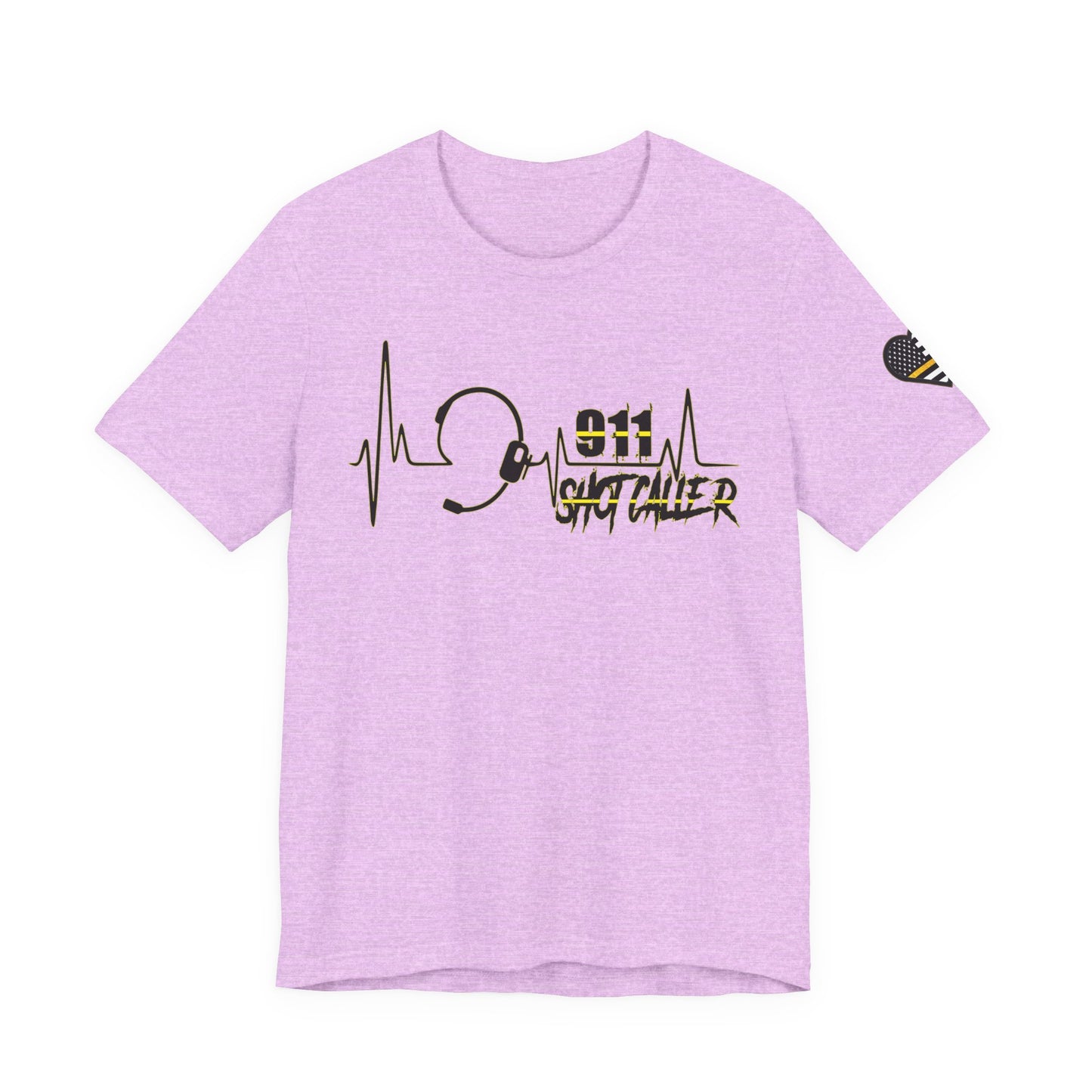 Shot Caller Sugarskull Tee, Dispatcher T-Shirt, 911 Operator Shirt, Unisex Jersey Tee, Short Sleeve Top