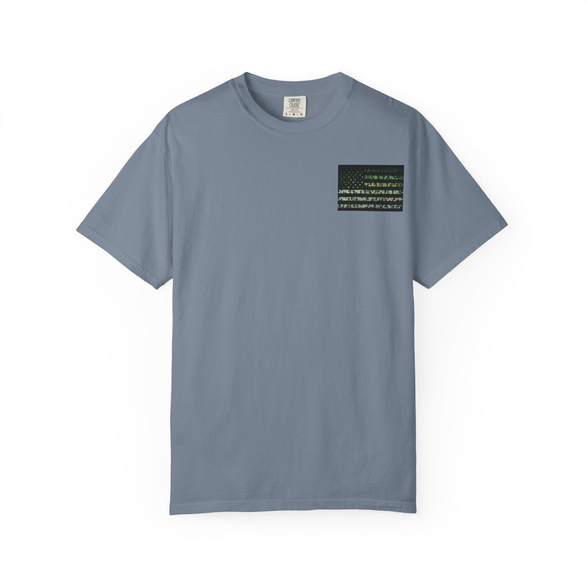 Crappie Life T-Shirt — Retro American Flag Crappie Fishing Tee