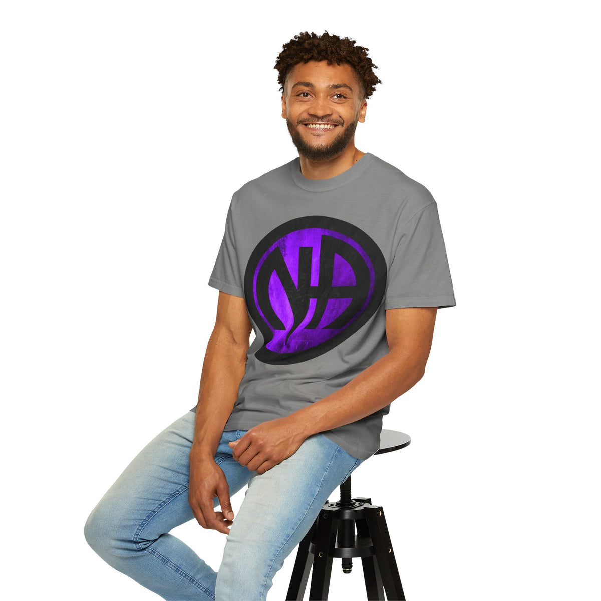 Narcotics Anonymous NA Logo – Purple & Black Recovery Symbol Art T-Shirt, Recovery T-Shirt
