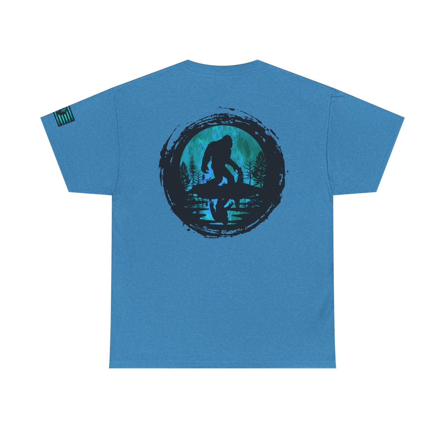Bigfoot Adventure Unisex Heavy Cotton Tee – Perfect for Outdoorsy Souls, Nature Lovers, Hiking, Camping, Gifts
