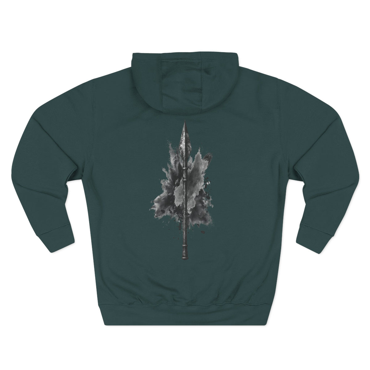 Three-Panel Fleece Hoodie Spartan Warrior