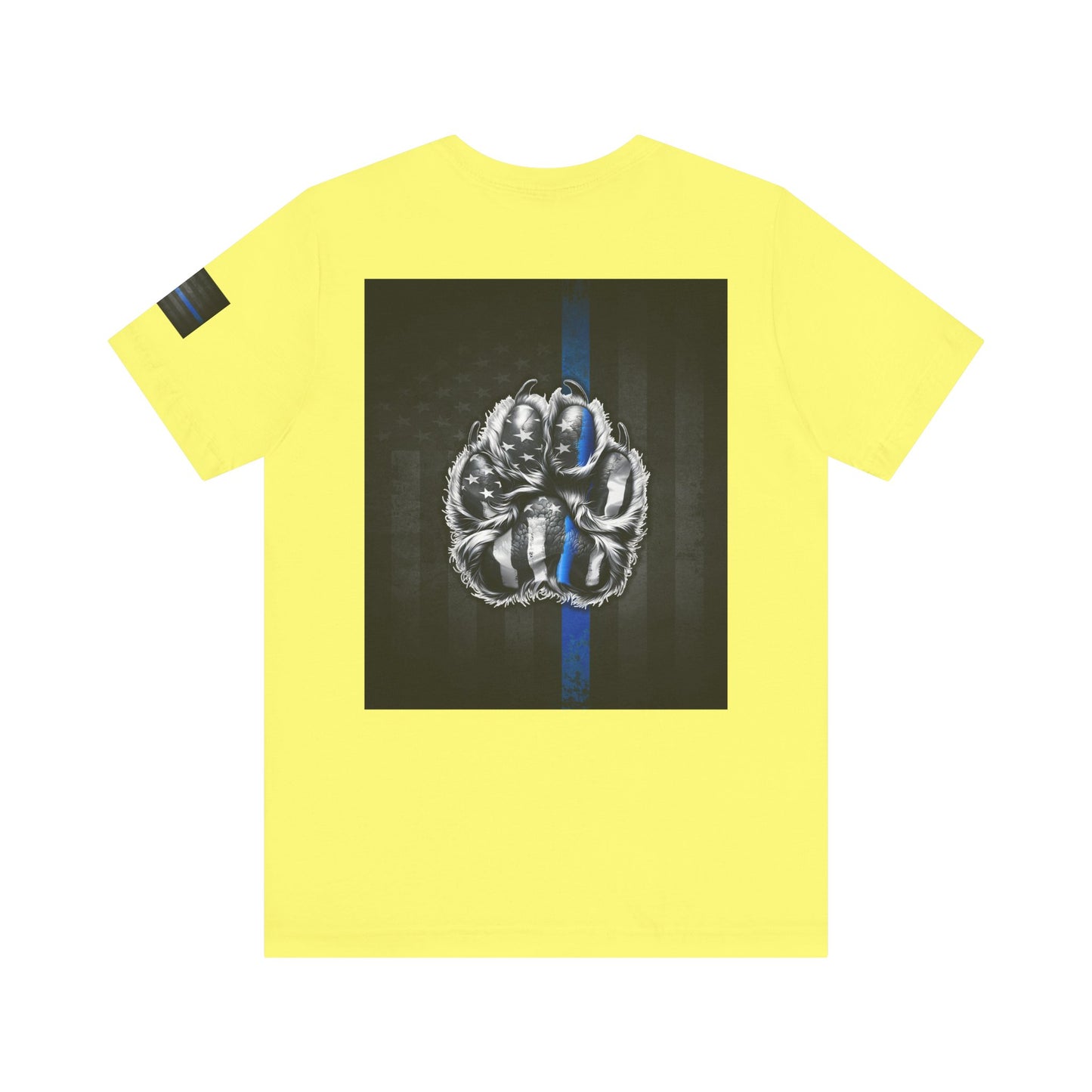 Thin Blue Line K9 Paw Shirt – Thin Blue Line American Patriotic Tee for Law Enforcement Support