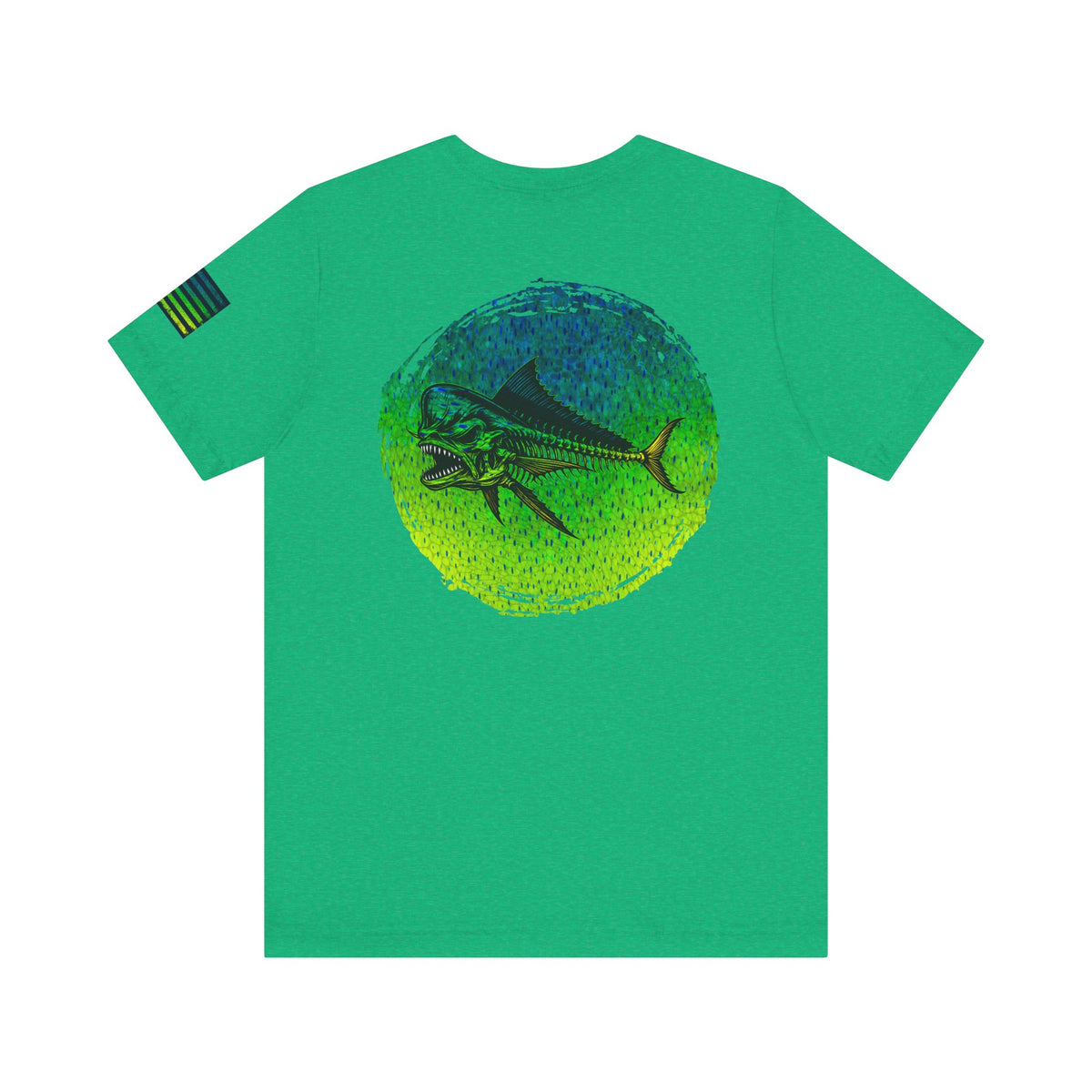 The Mahi Mahi Grunge Tee, Patriotic USA Shirt, Vintage American Flag