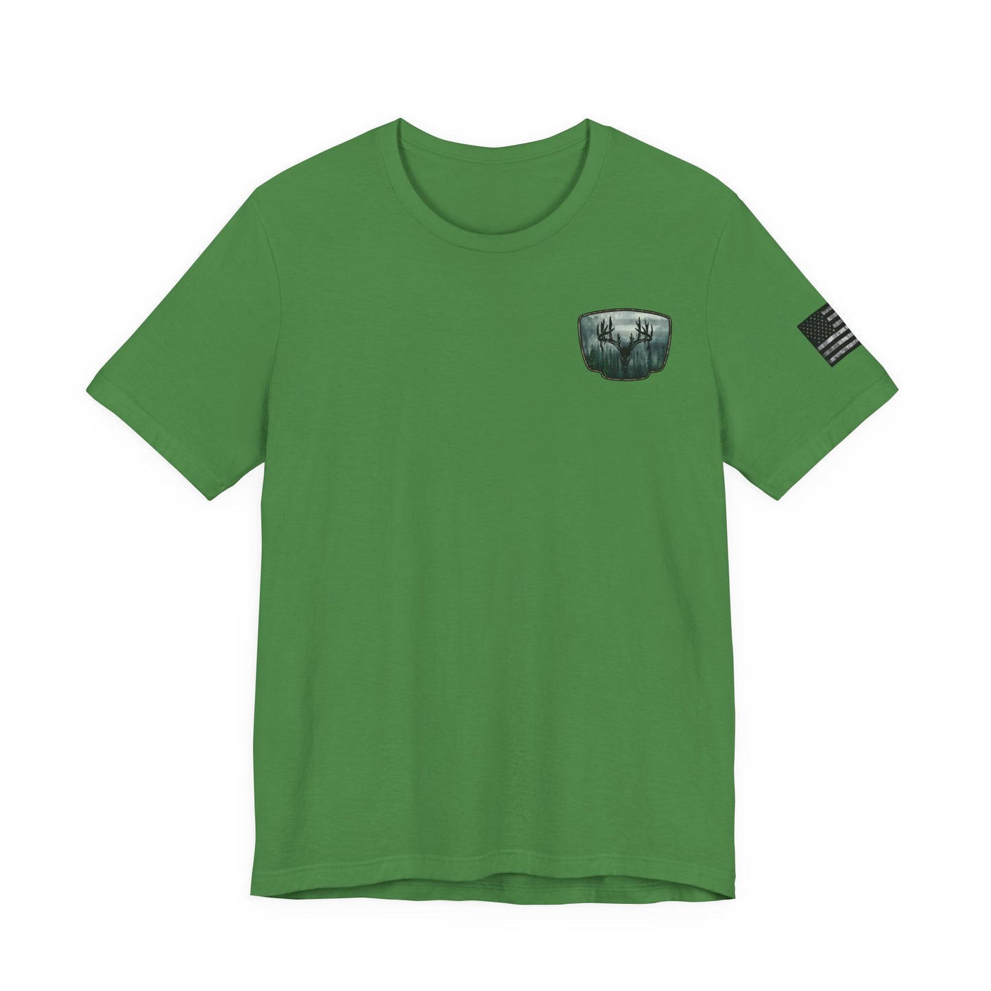 Deer Skull Forest Flag Hunting Tee
