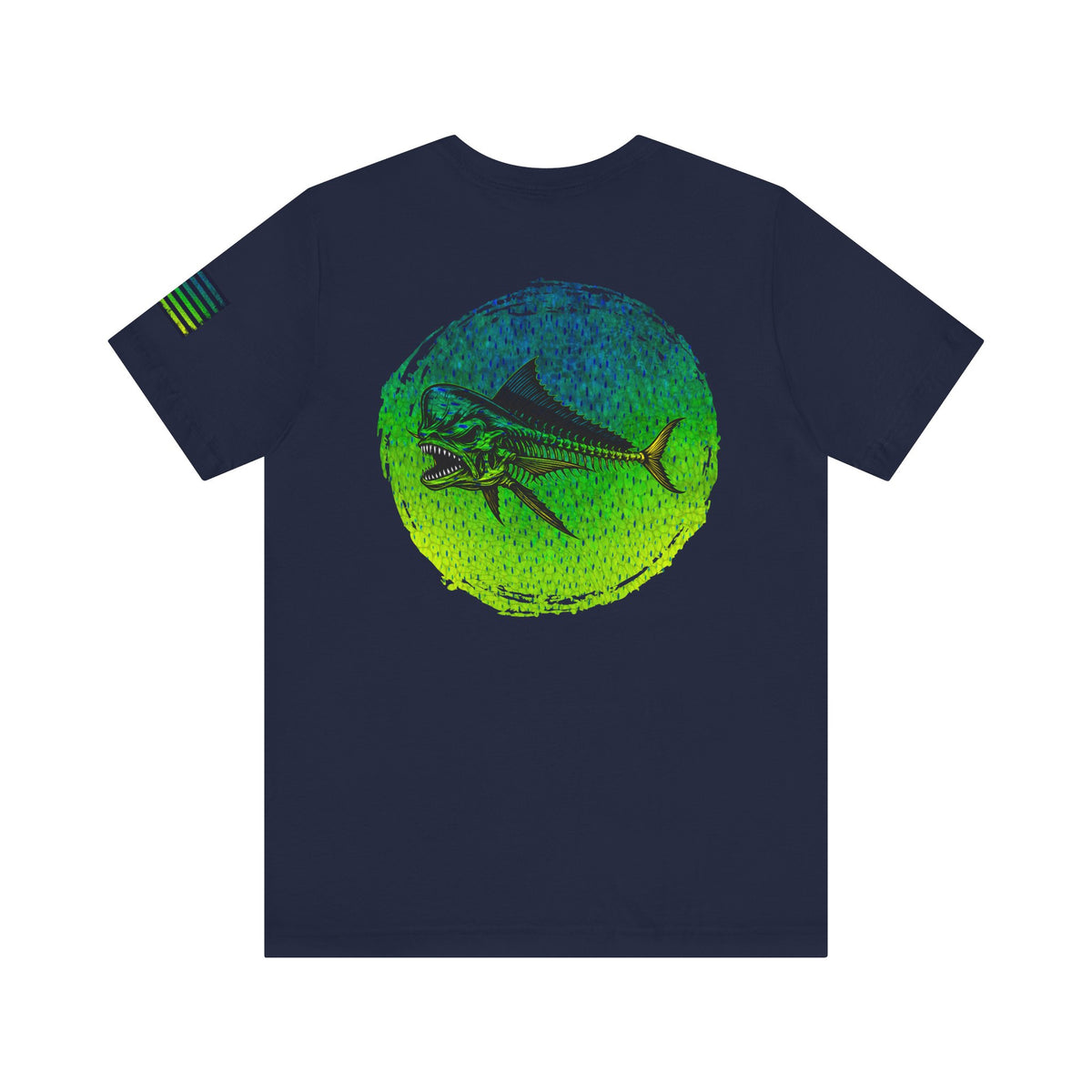 The Mahi Mahi Grunge Tee, Patriotic USA Shirt, Vintage American Flag