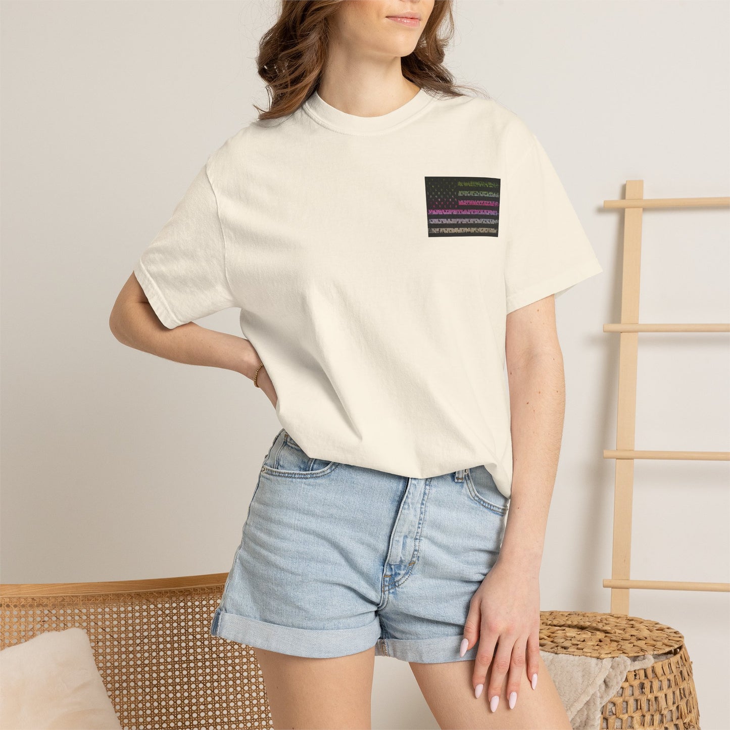 Trout Life T-Shirt — Fishing Graphic Tee with Trout & American Flag