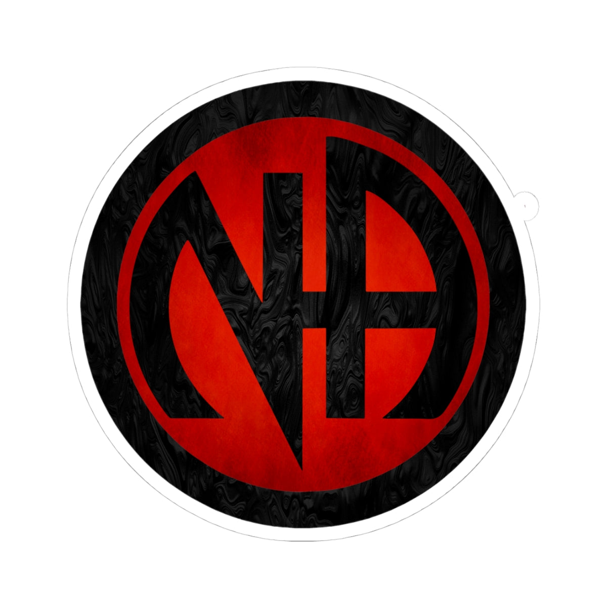 Red Narcotics Anonymous Symbol Sticker – Bold Recovery Support ArtKiss-Cut Stickers