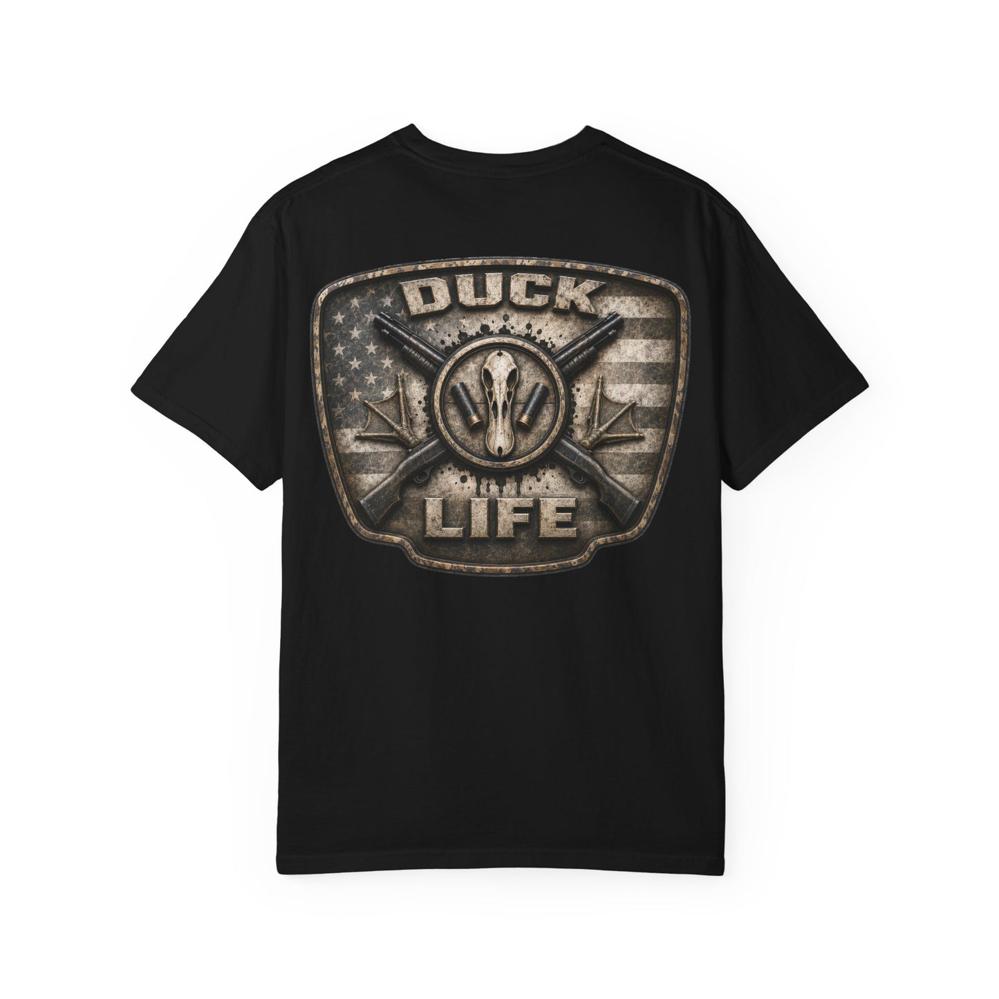 Duck Life Graphic T-Shirt — Vintage Buckle Back, Outdoor Hunting Tee