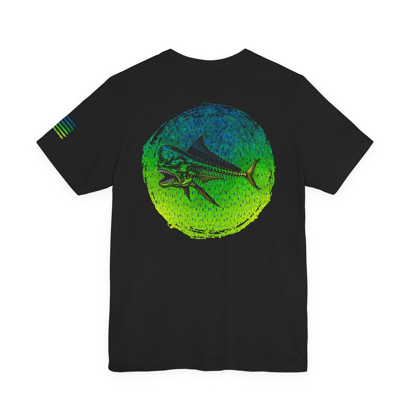 The Mahi Mahi Grunge Tee, Patriotic USA Shirt, Vintage American Flag