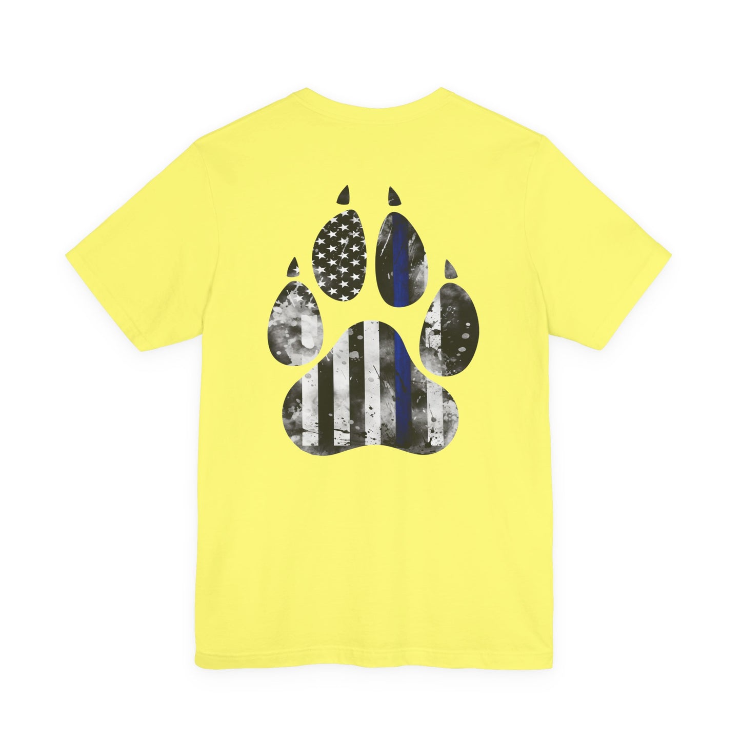 K9 Blue Line Paw Print Tee