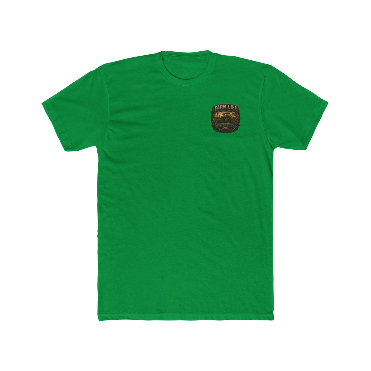 Farm Life Graphic Tee — Vintage Tractor & Wheat Field T-Shirt
