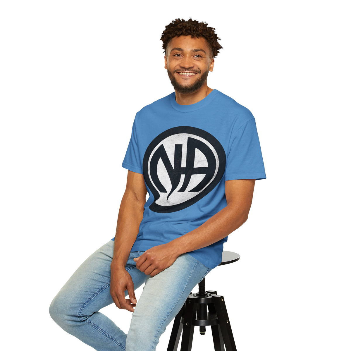 Narcotics Anonymous NA Logo – White & Black Recovery Symbol Art T-Shirt, Recovery T-Shirt