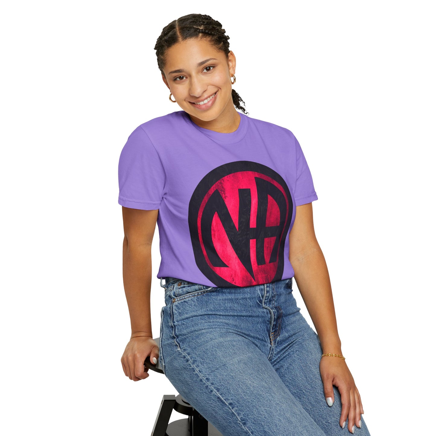 Narcotics Anonymous NA Logo – Grunge Pink & Black Recovery Symbol Art T-Shirt, Recovery T-Shirt