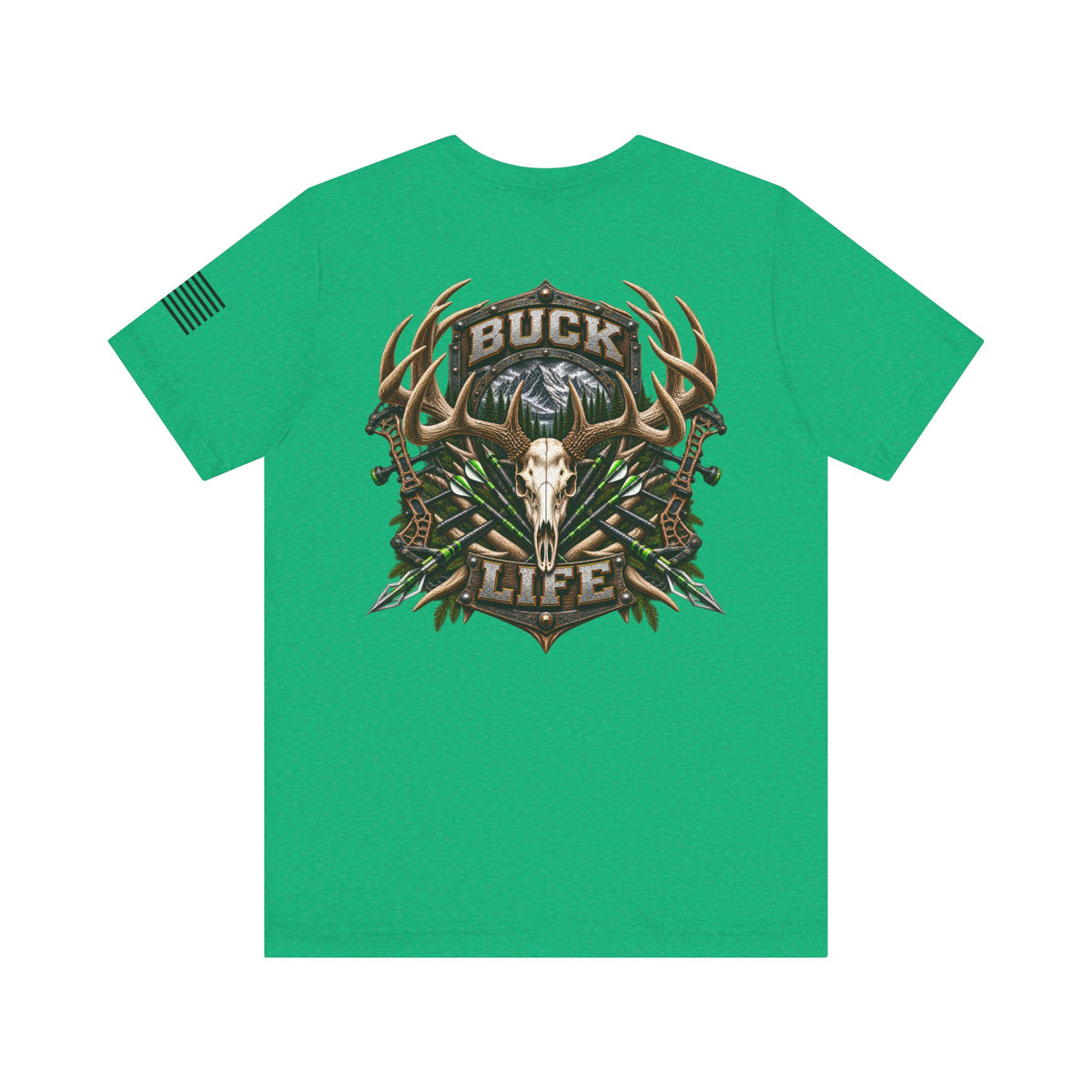 Buck Life Deer Hunting T-Shirt – WRAEVN OUTDOORS Whitetail Hunter Tee