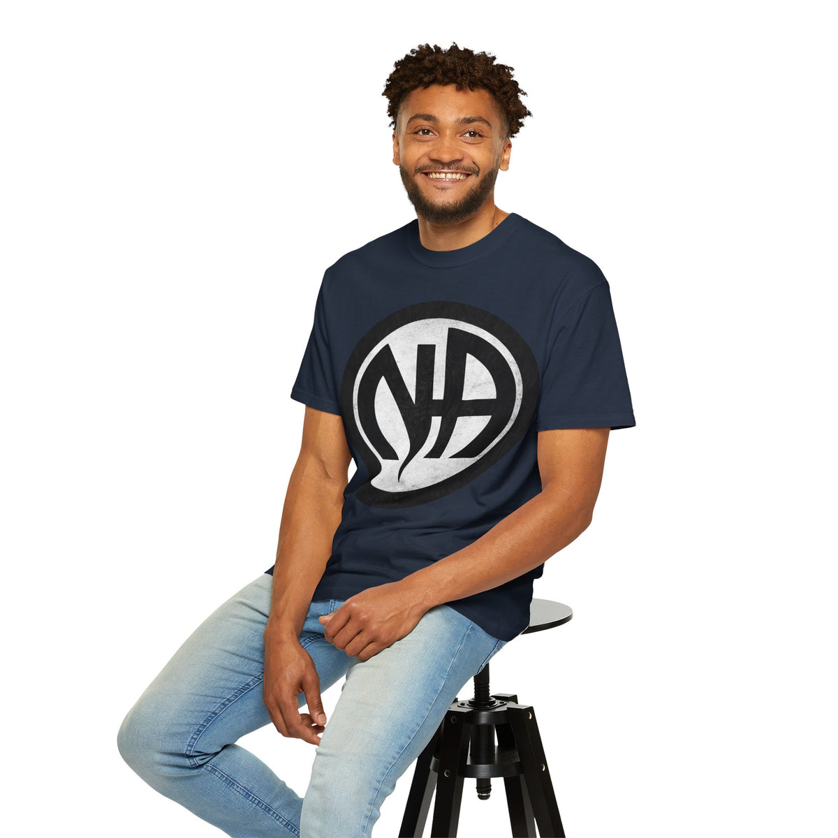 Narcotics Anonymous NA Logo – White & Black Recovery Symbol Art T-Shirt, Recovery T-Shirt