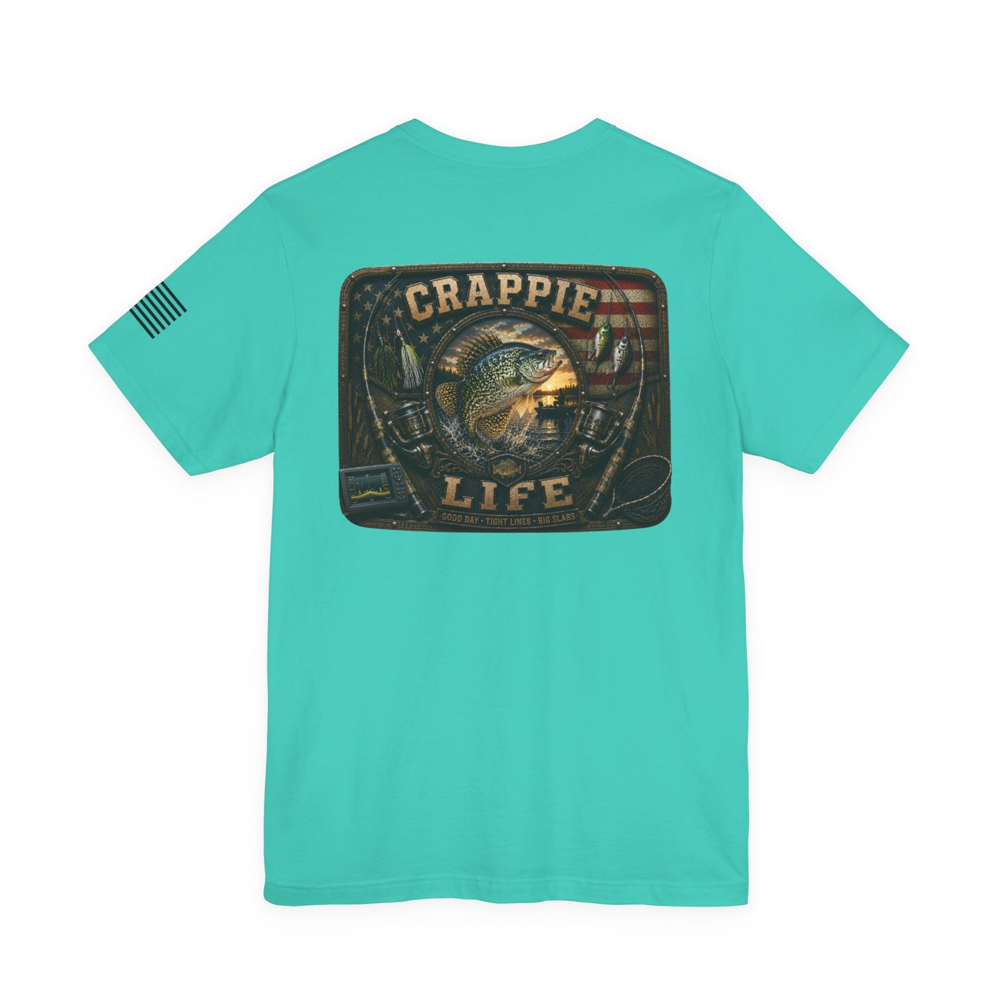 Crappie Life Fishing T-Shirt – WRAEVN OUTDOORS Slab Crappie Angler Tee