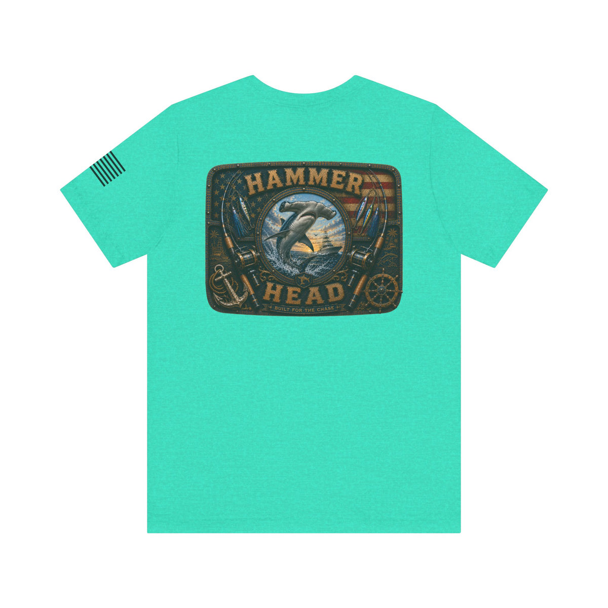 Hammerhead Life Shark Fishing T-Shirt – WRAEVN OUTDOORS Offshore Angler Tee