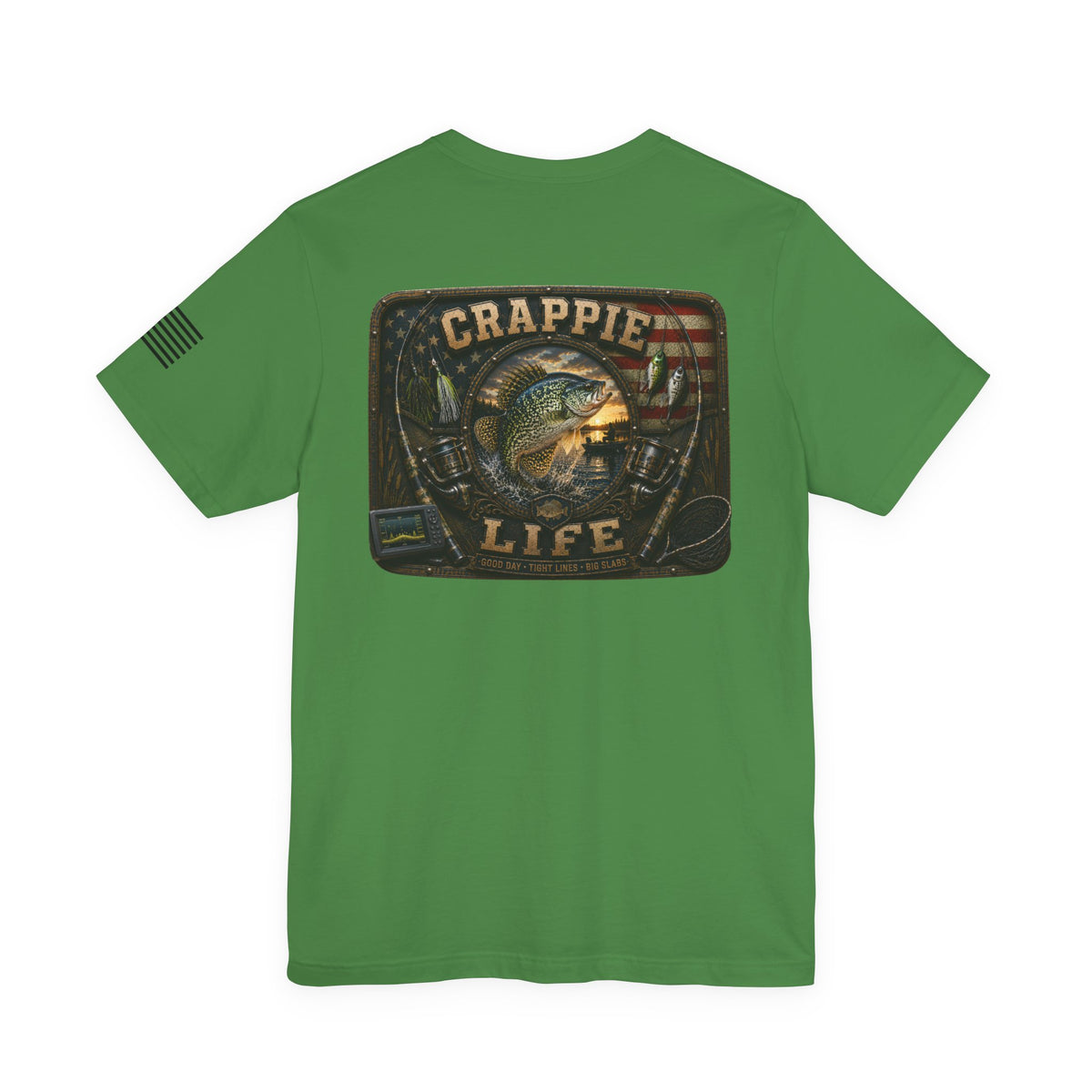 Crappie Life Fishing T-Shirt – WRAEVN OUTDOORS Slab Crappie Angler Tee