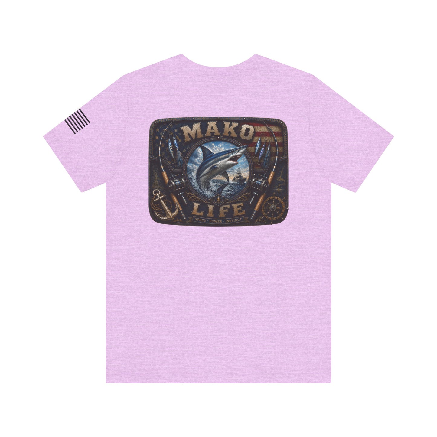 Mako Life Shark Fishing T-Shirt – WRAEVN OUTDOORS Offshore Angler Tee