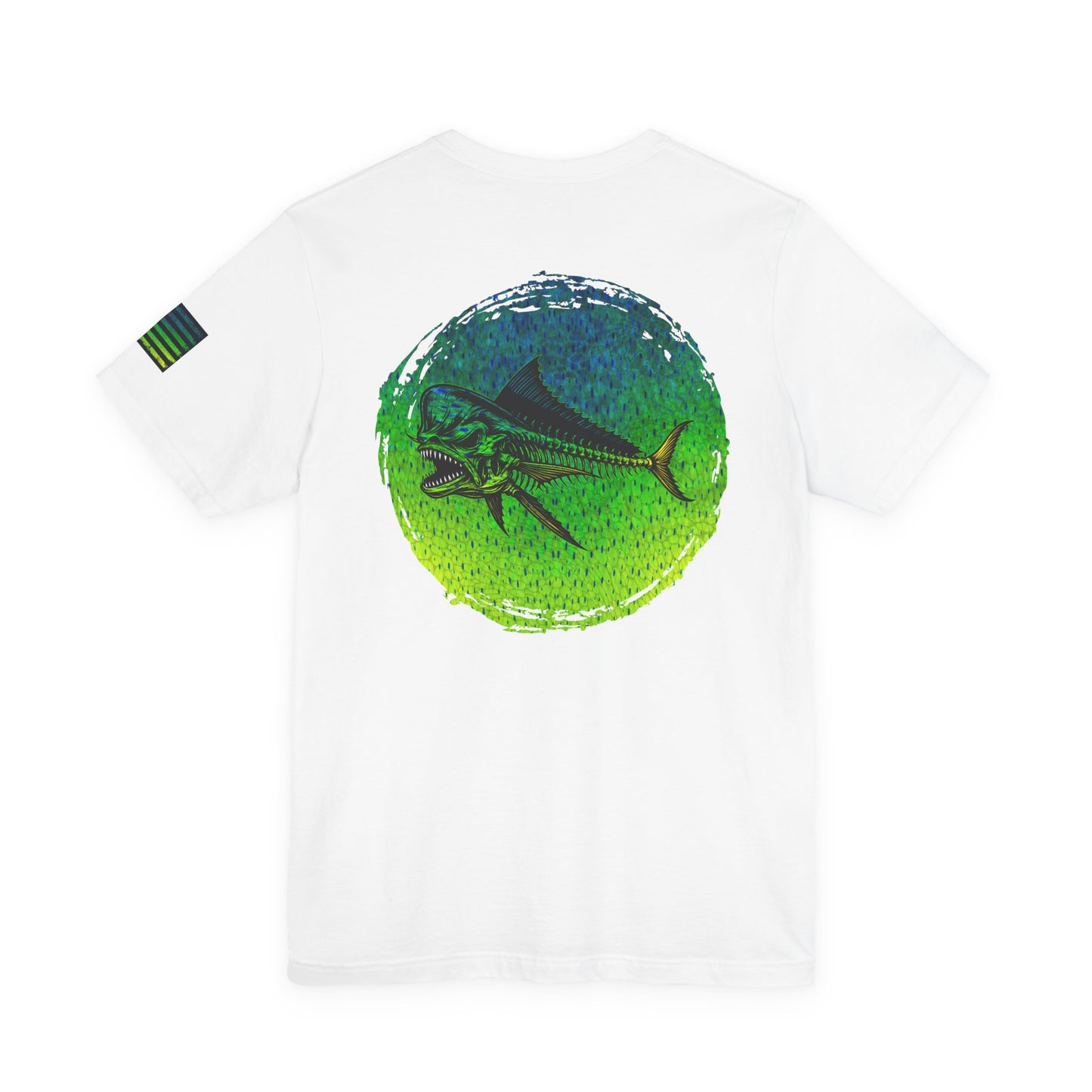 The Mahi Mahi Grunge Tee, Patriotic USA Shirt, Vintage American Flag