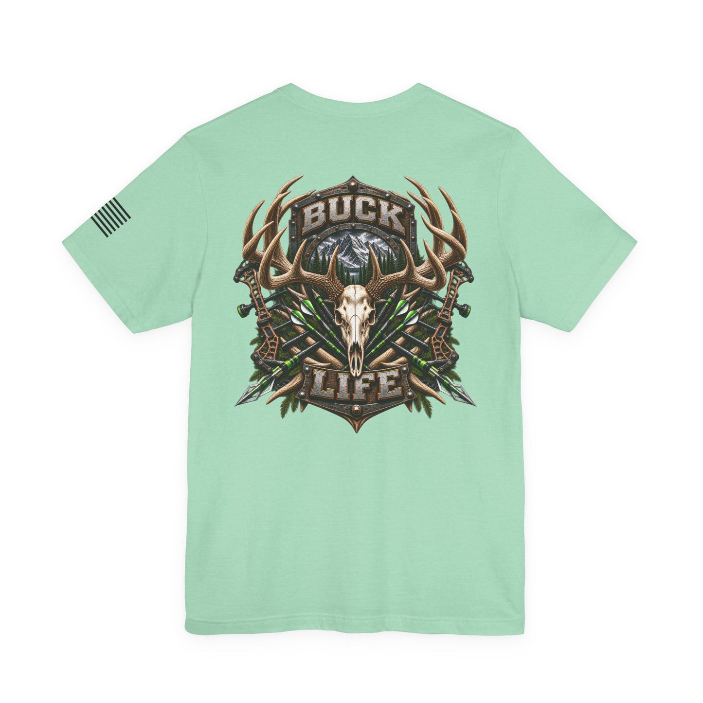 Buck Life Deer Hunting T-Shirt – WRAEVN OUTDOORS Whitetail Hunter Tee