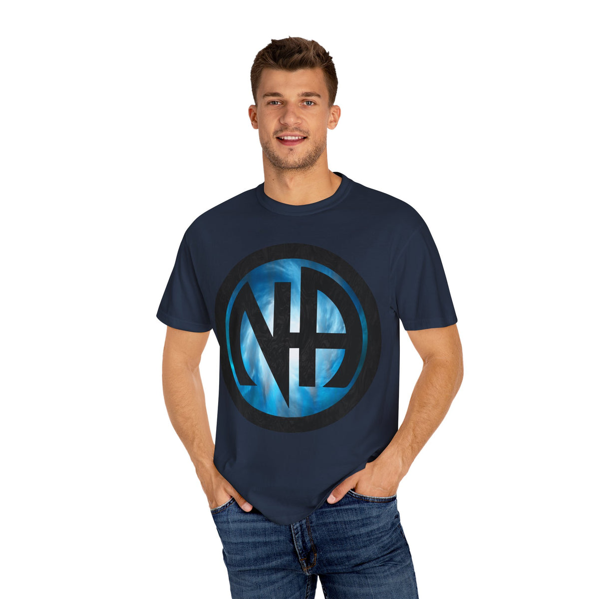 Narcotics Anonymous NA Logo – Cloud & Black Recovery Symbol Art T-Shirt, Recovery T-Shirt