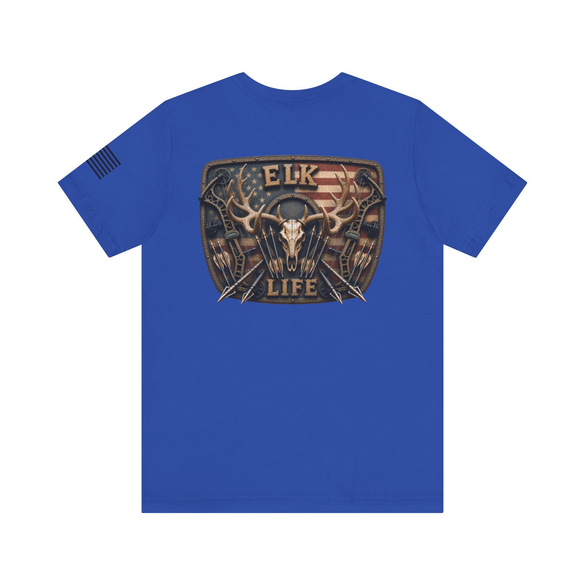 Elk Life American Archery Hunting T-Shirt – WRAEVN OUTDOORS Bowhunter Tee