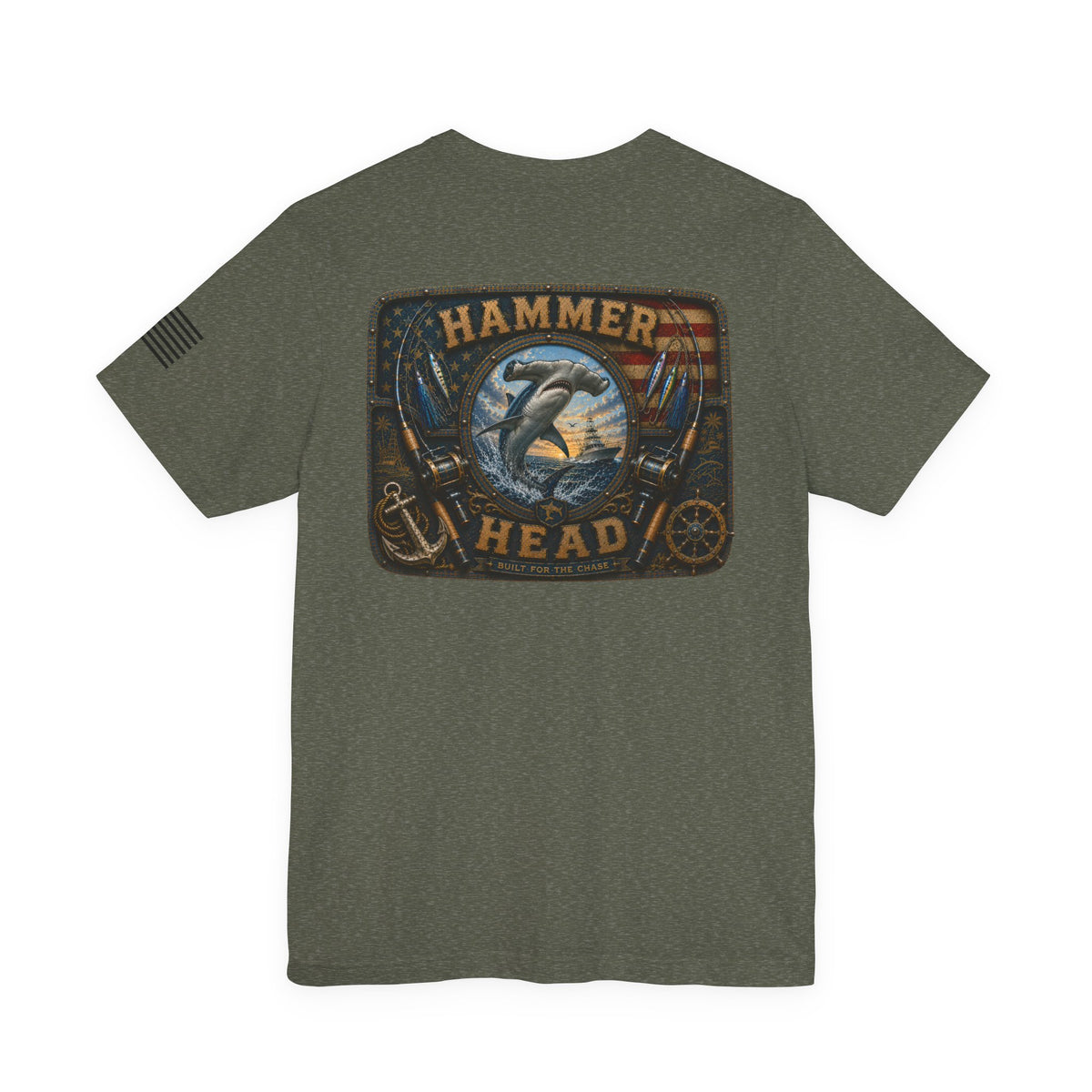 Hammerhead Life Shark Fishing T-Shirt – WRAEVN OUTDOORS Offshore Angler Tee