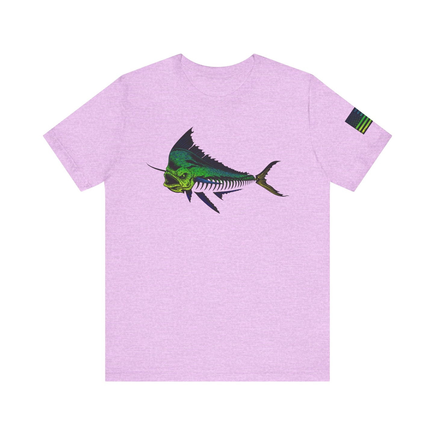 Mahi Angler Grunge American Flag Tee, Patriotic USA Shirt, Vintage American Flag
