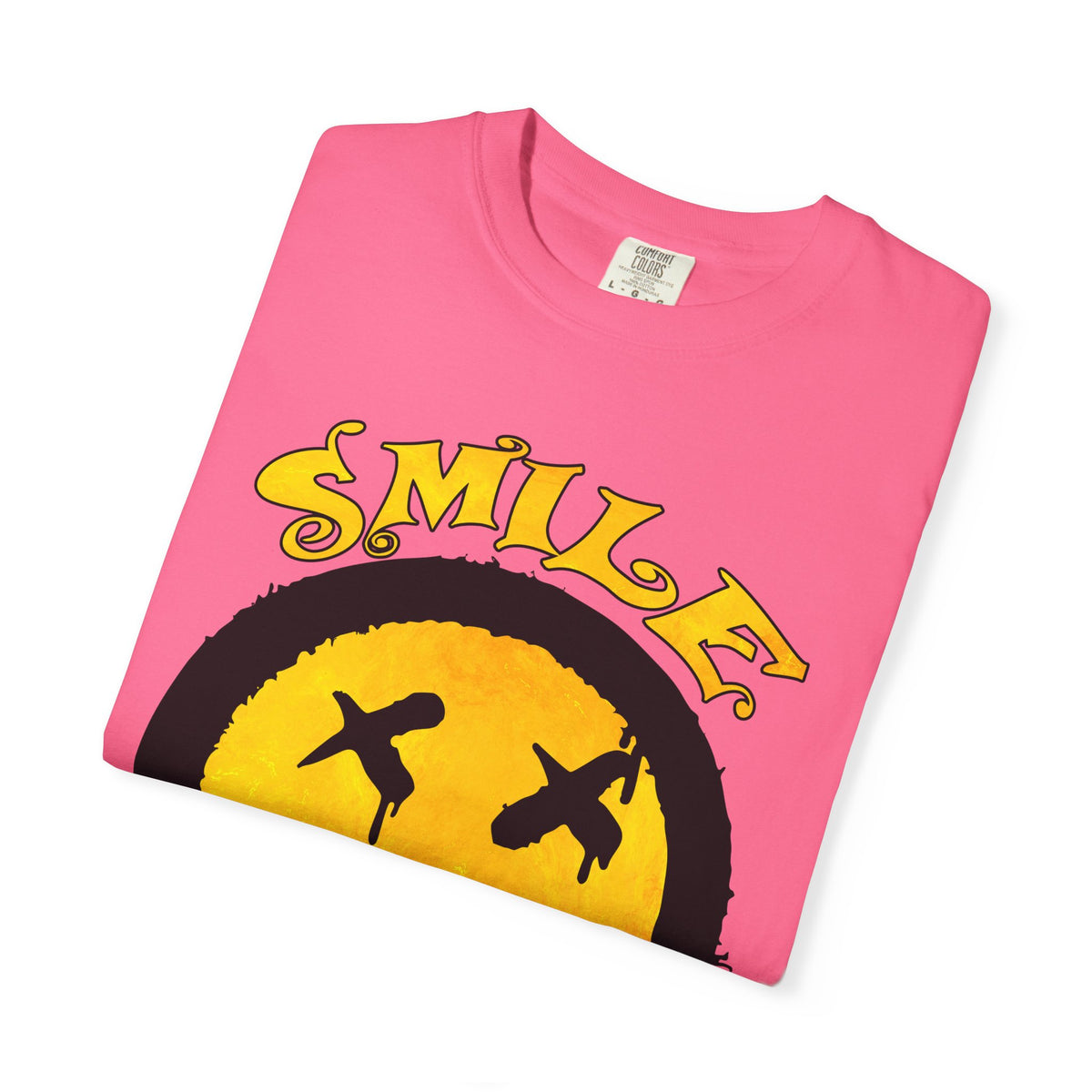 Smiley Face Unisex T-shirt - Embrace Positivity, Casual Wear, Gift for Friends, Mood Lifting Apparel, Fun Graphic Tee