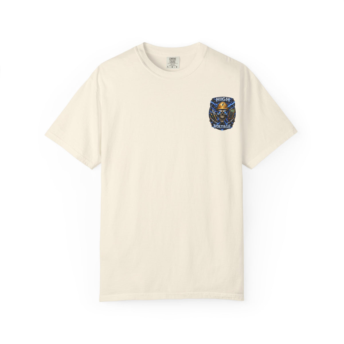 High Voltage Skull T-Shirt — Electrician Safety Graphic Tee