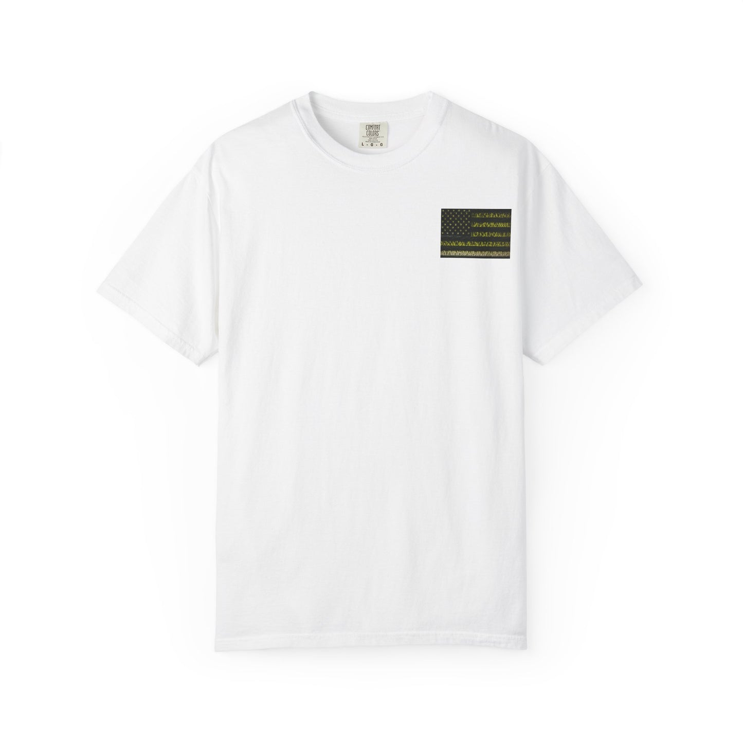 Bass Life T-Shirt — Retro American Flag Bass Fishing Tee