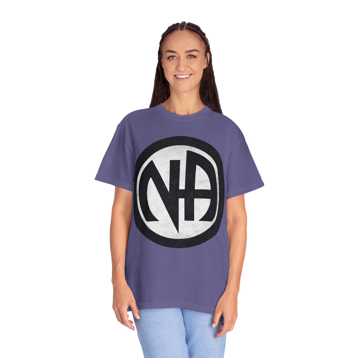 Narcotics Anonymous NA Logo – White & Black Recovery Symbol Art T-Shirt, Recovery T-Shirt