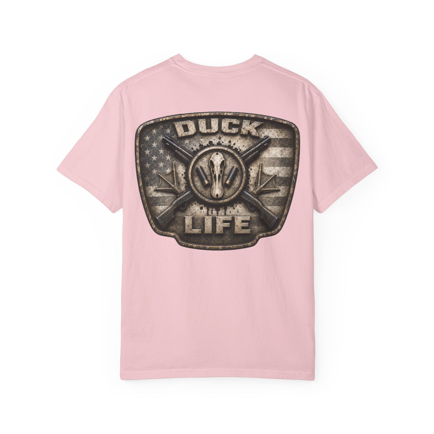 Duck Life Graphic T-Shirt — Vintage Buckle Back, Outdoor Hunting Tee