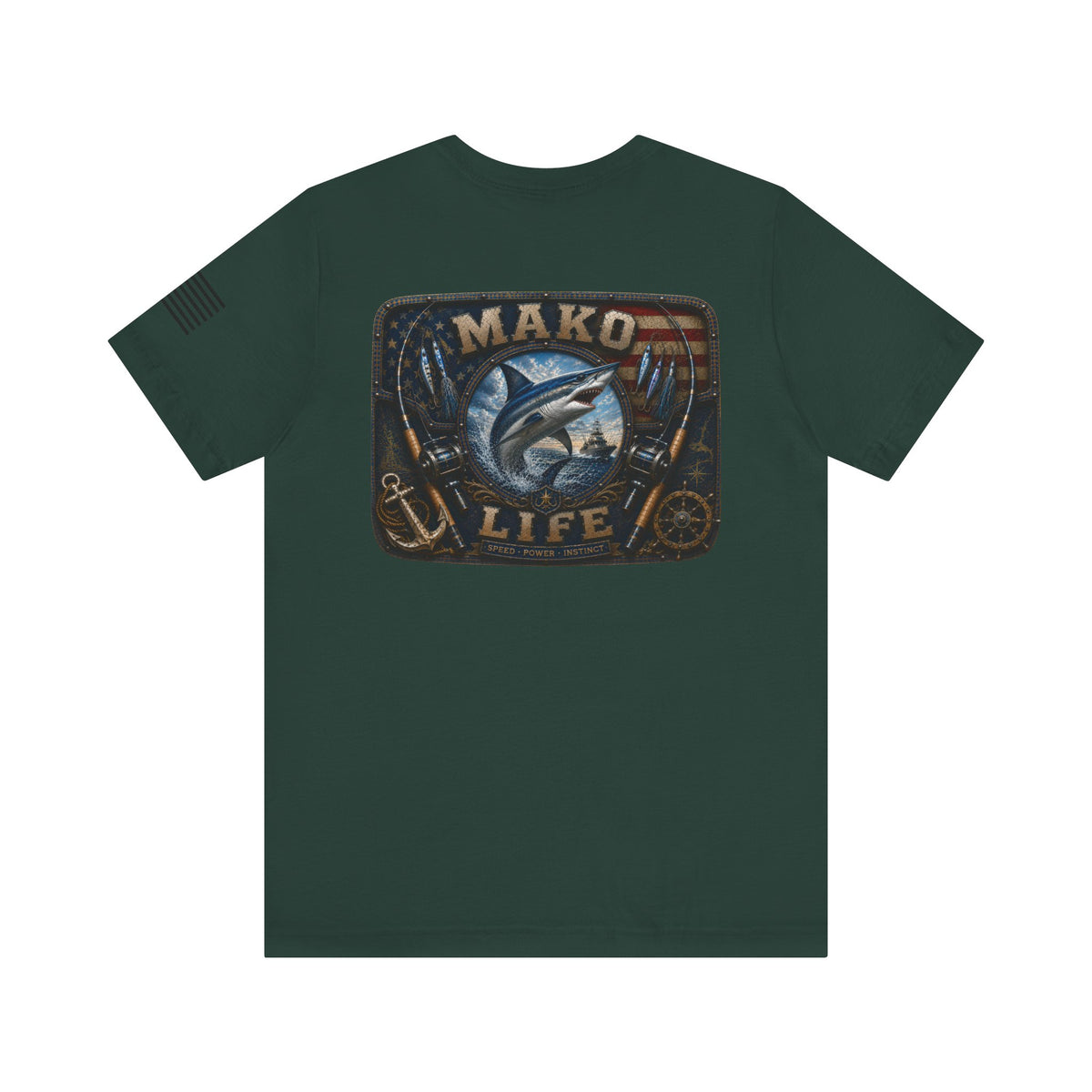 Mako Life Shark Fishing T-Shirt – WRAEVN OUTDOORS Offshore Angler Tee