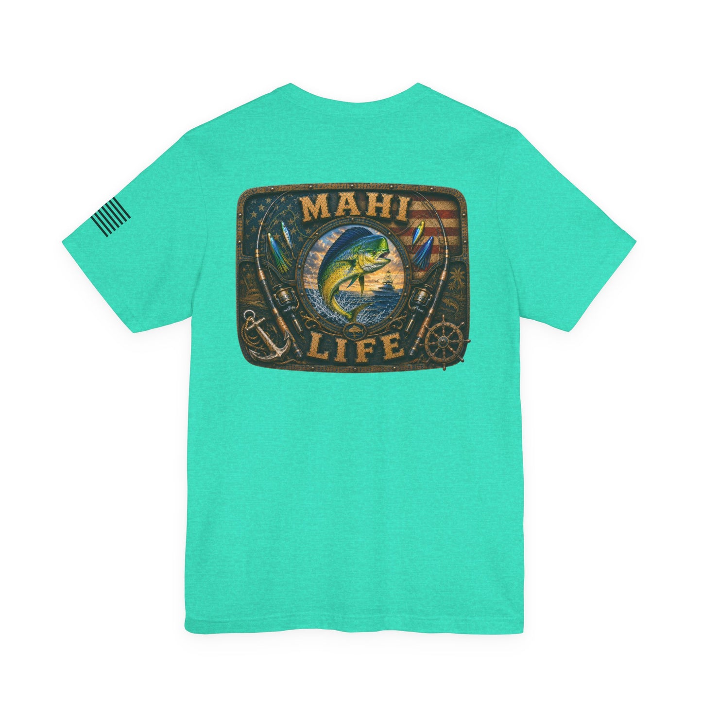 Mahi Life Mahi Mahi Fishing T-Shirt – WRAEVN OUTDOORS Offshore Angler Tee